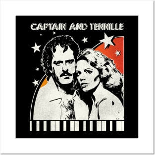 Captain and Tennille 70s Concert Fade Posters and Art